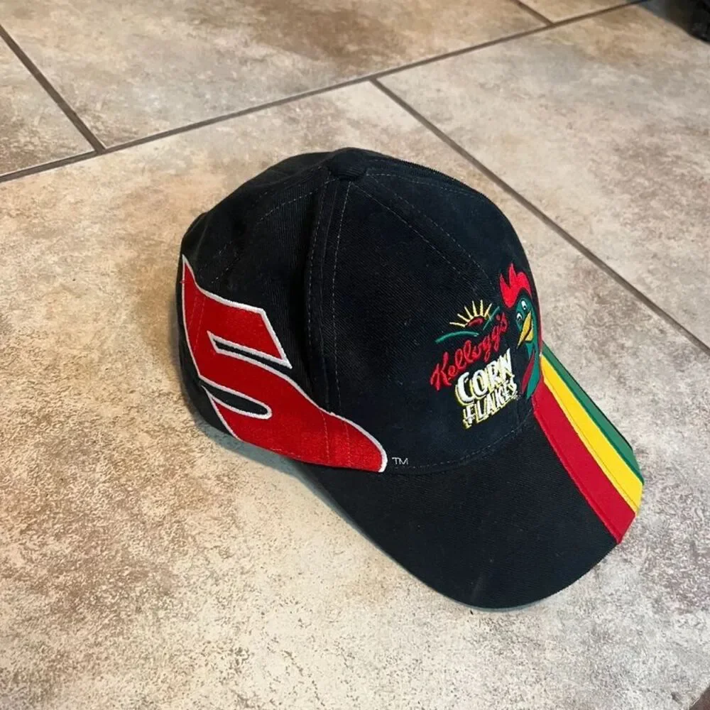 Vintage 90s Nascar Terry Labonte Kellogg's Corn Flakes Racing Hat
